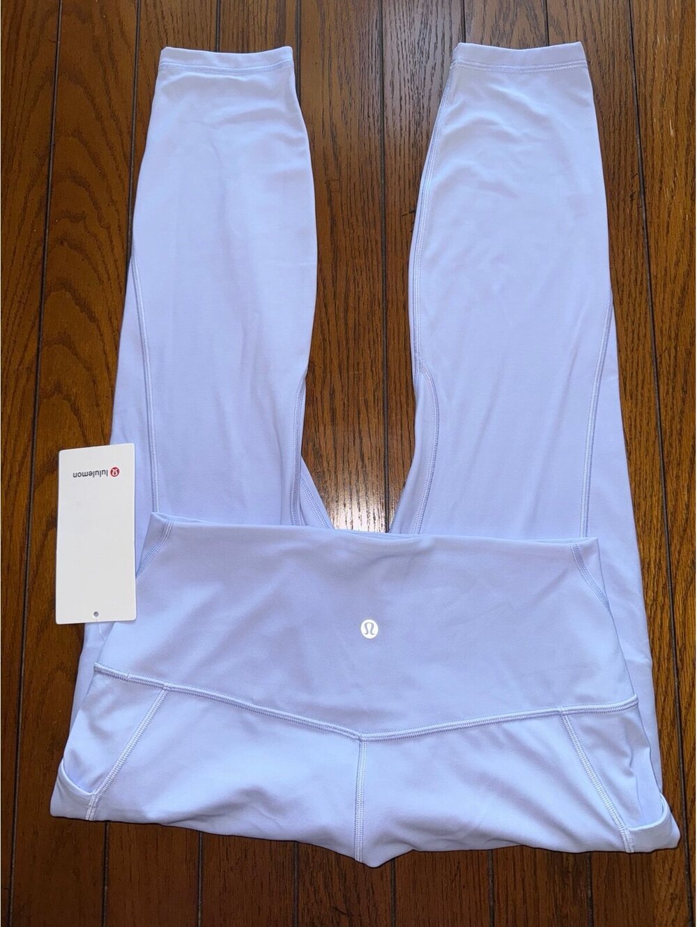Lululemon Align With Pockets High Rise 25” Pastel Blue Double Lined Size 10 NWT